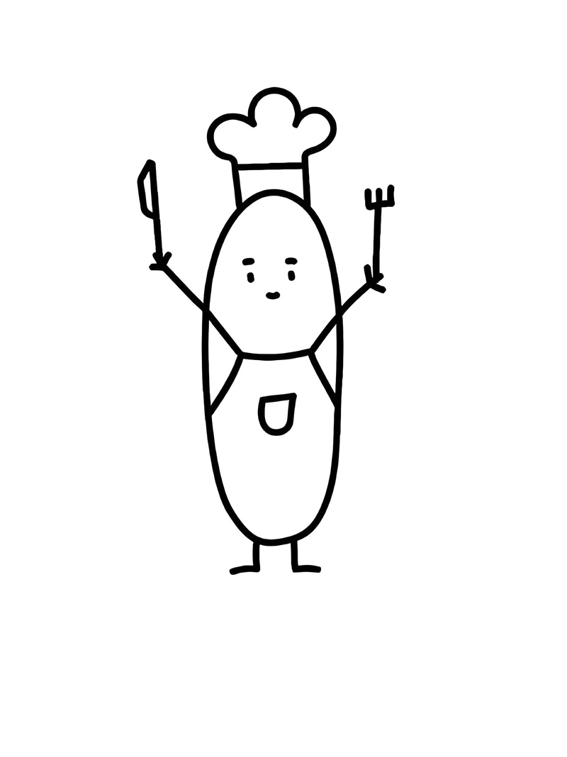 tô màu bánh mì 9