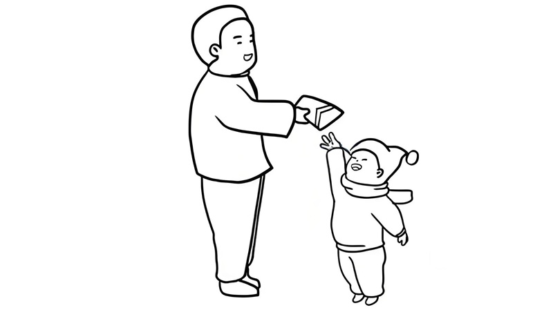 tranh tô màu bao lì xì 22