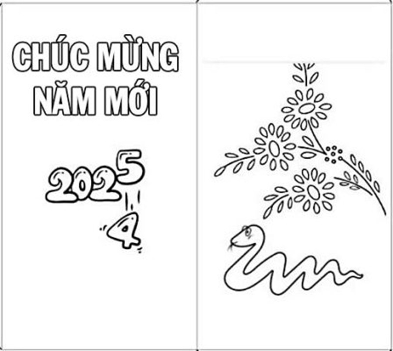 tranh tô màu bao lì xì 27