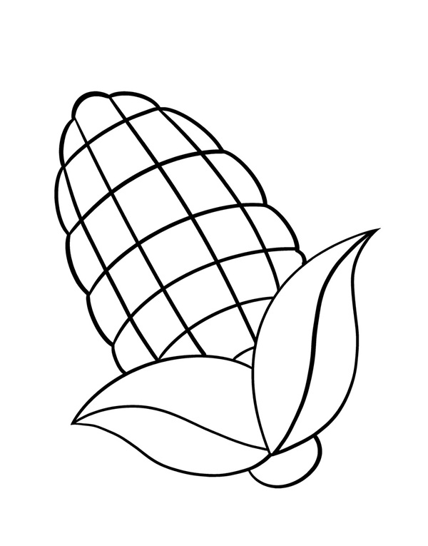 tô màu bắp ngô 1