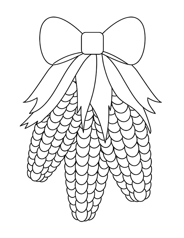 tô màu bắp ngô 32