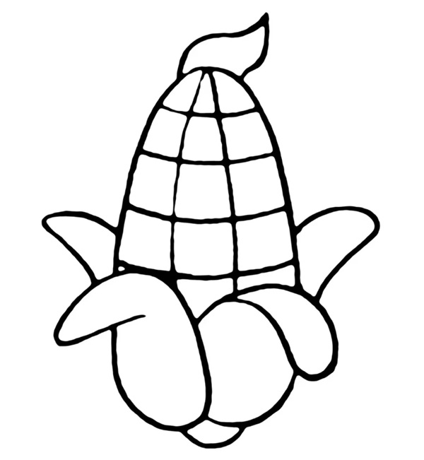 tô màu bắp ngô 8