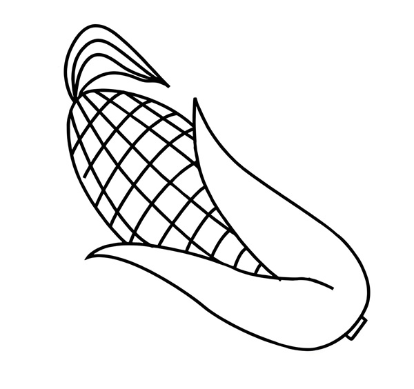 tô màu bắp ngô 9