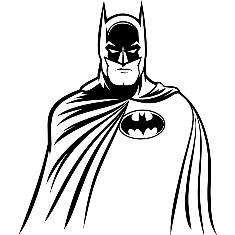tranh tô màu batman 10