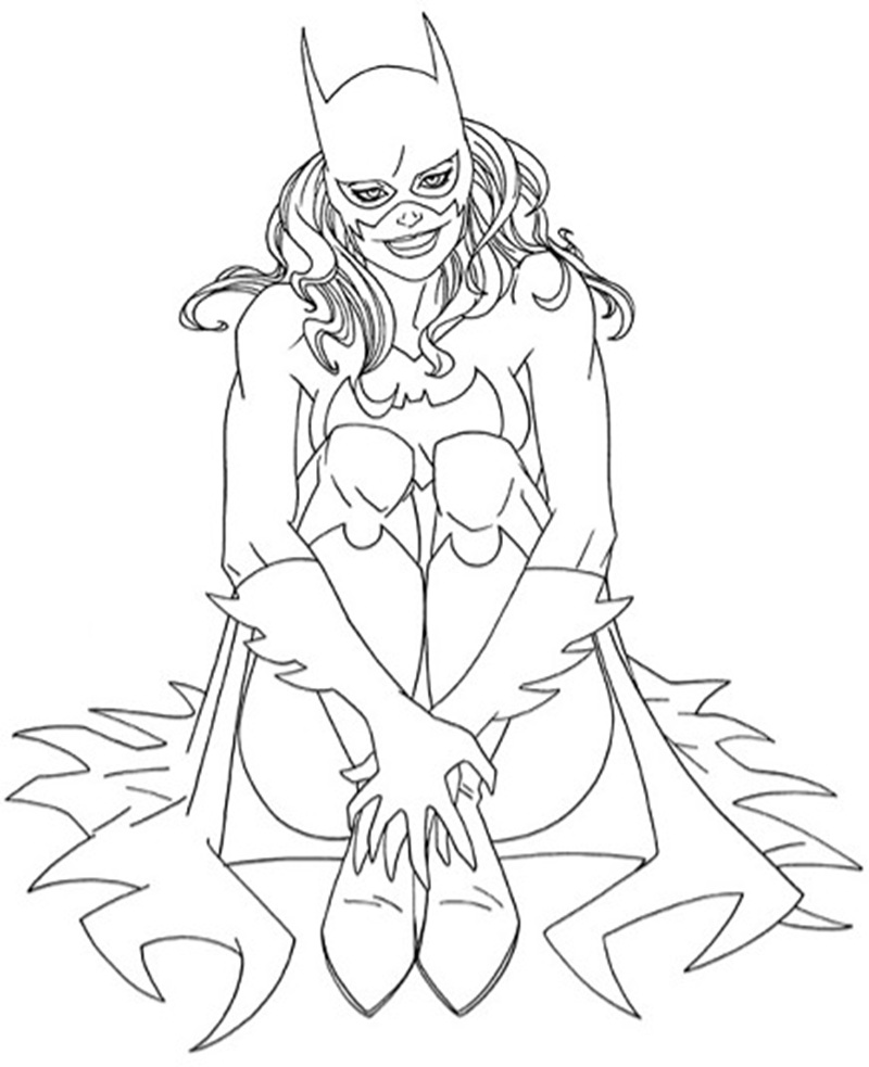 tranh tô màu batman 19