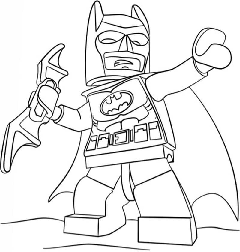 tranh tô màu batman 24