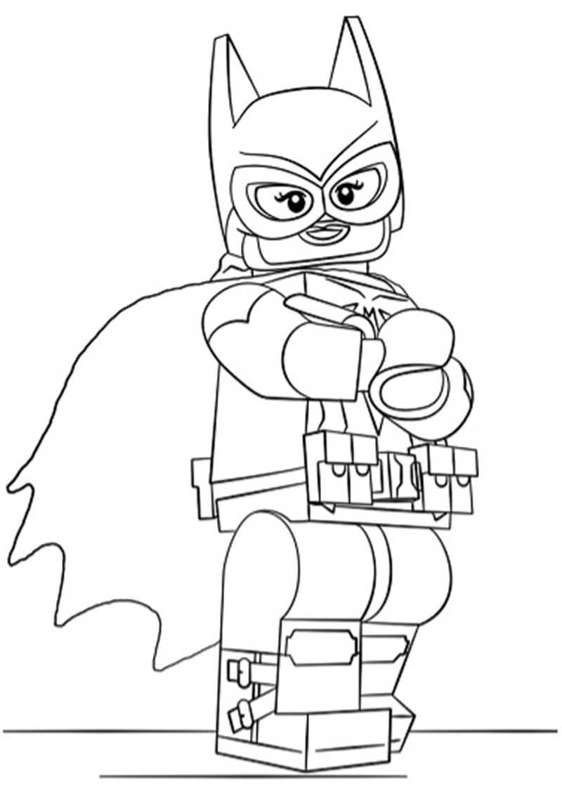 tranh tô màu batman 25