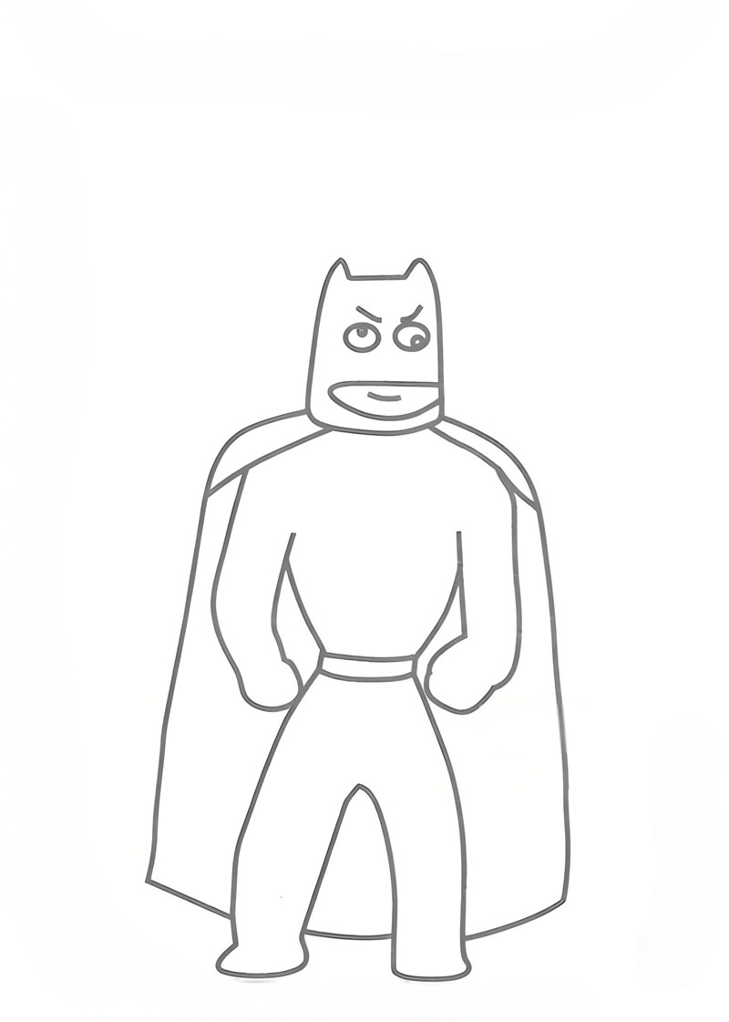 tranh tô màu batman 3
