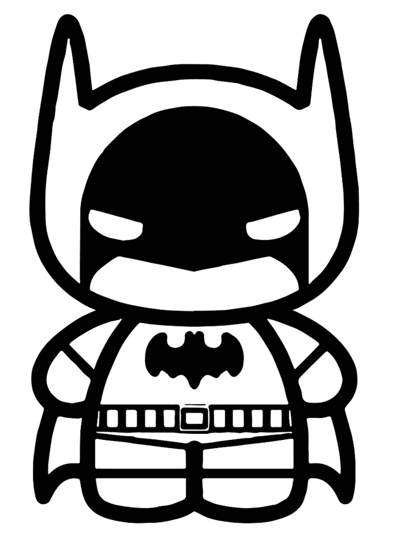 tranh tô màu batman 30
