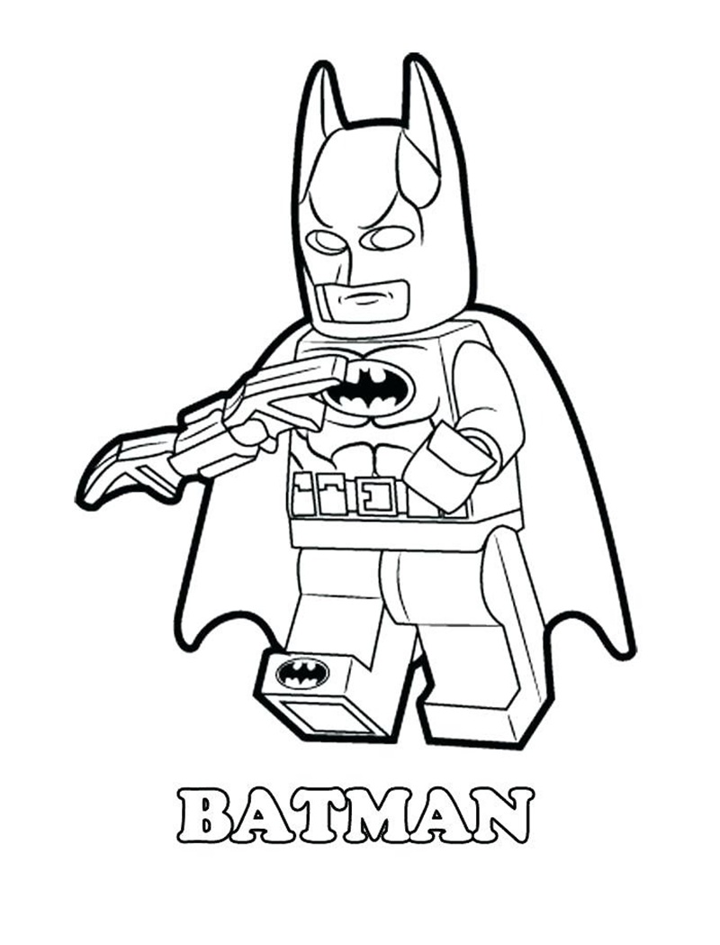 tranh tô màu batman 35