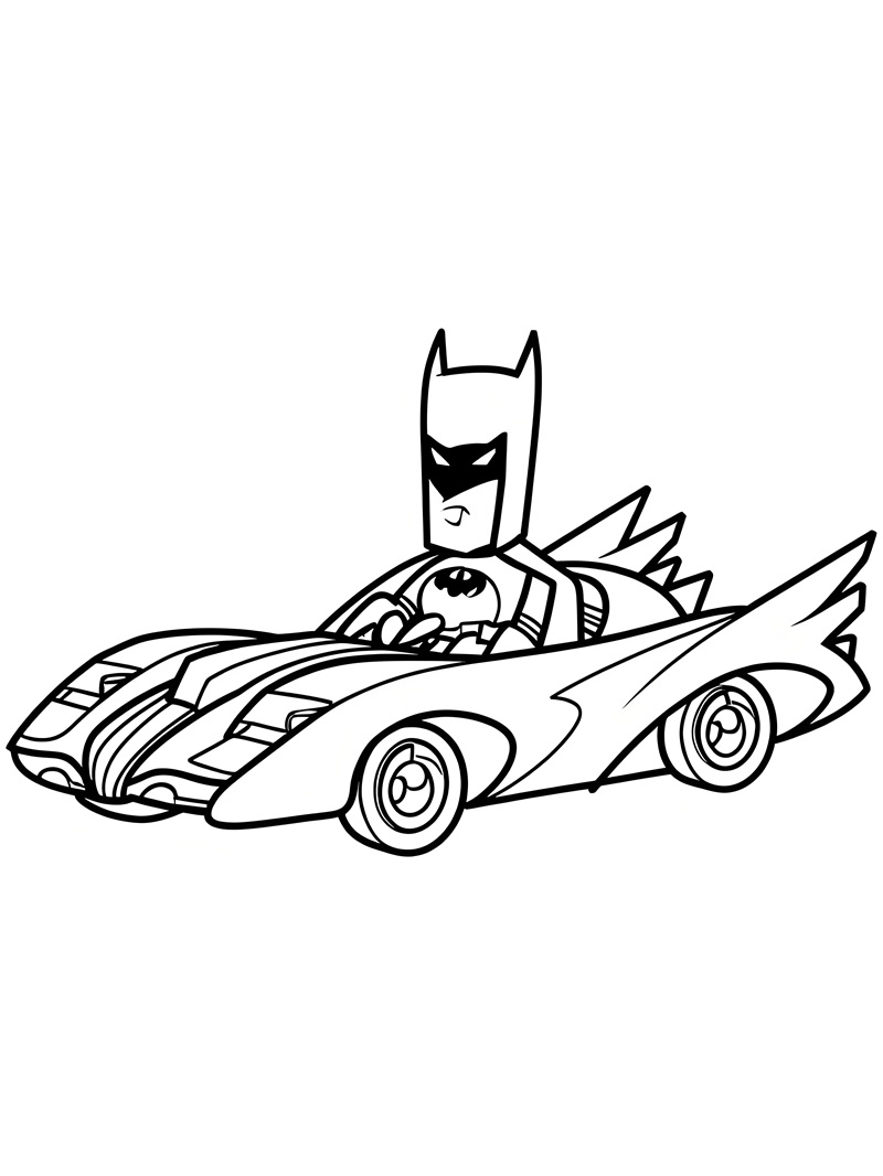 tranh tô màu batman 5