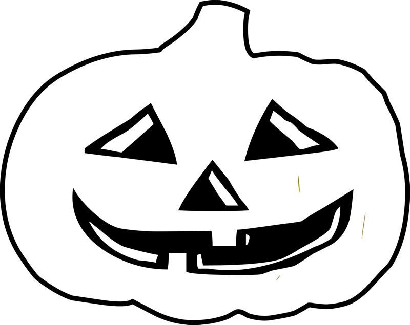 tranh tô màu quả bí ngô halloween 28 