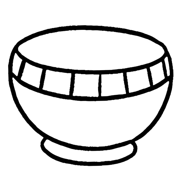 tranh tô màu cái bát hoa 28