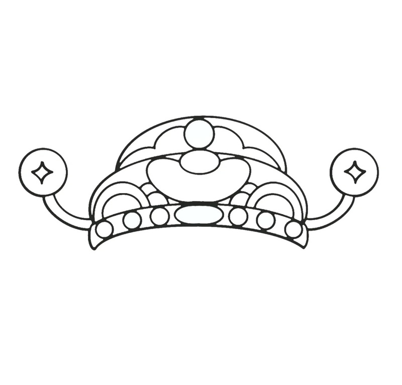 tranh tô màu cái mũ 13