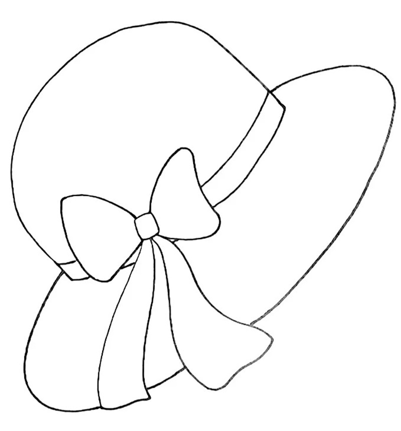 tranh tô màu cái mũ 19