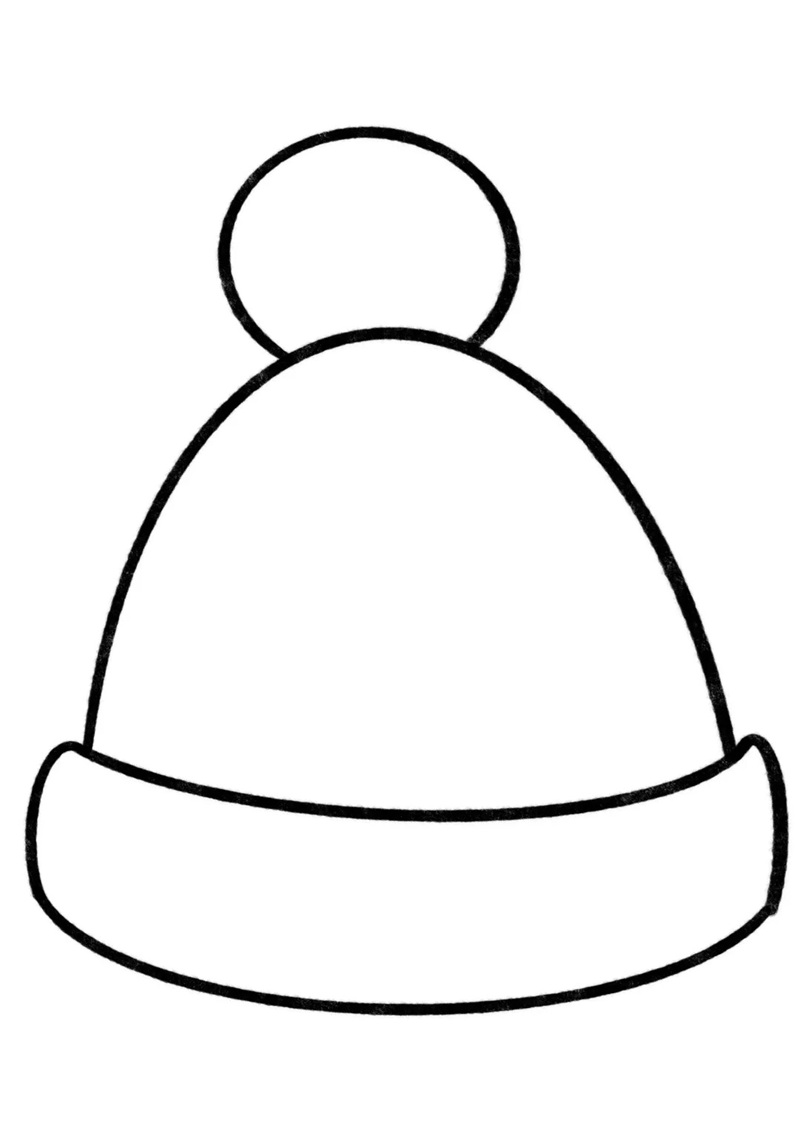 tranh tô màu cái mũ 28