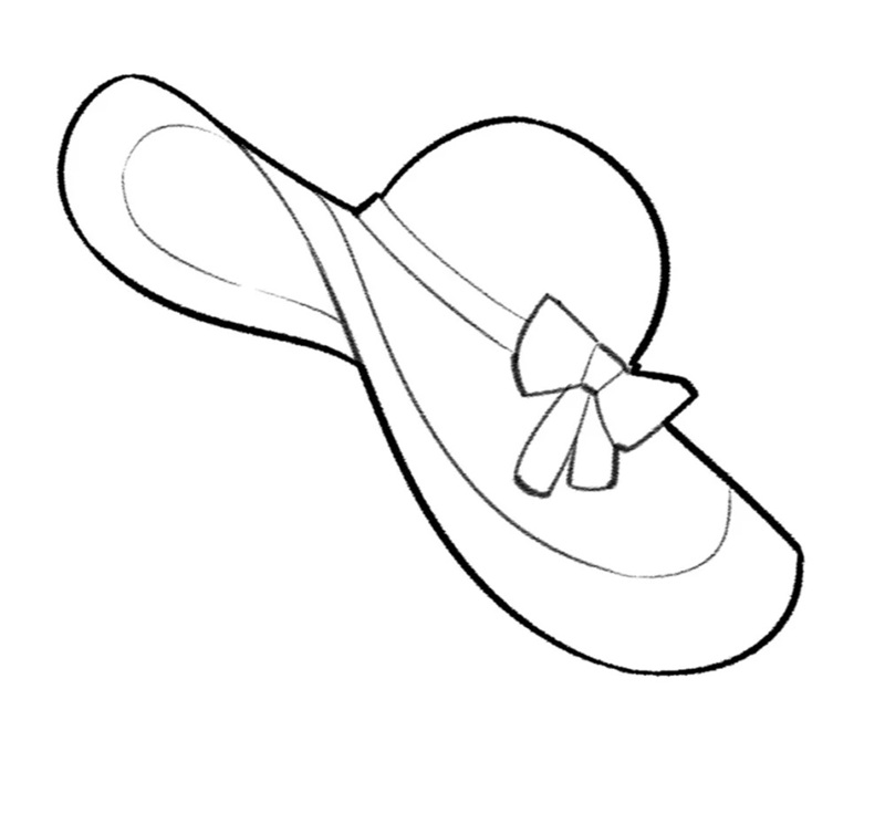 tranh tô màu cái mũ 36