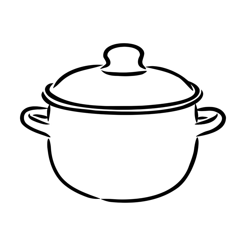 tranh tô màu cái nồi 16