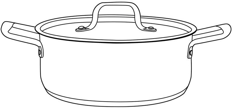 tranh tô màu cái nồi 17