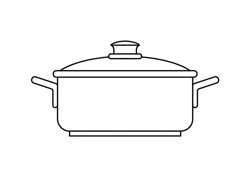 tranh tô màu cái nồi 21