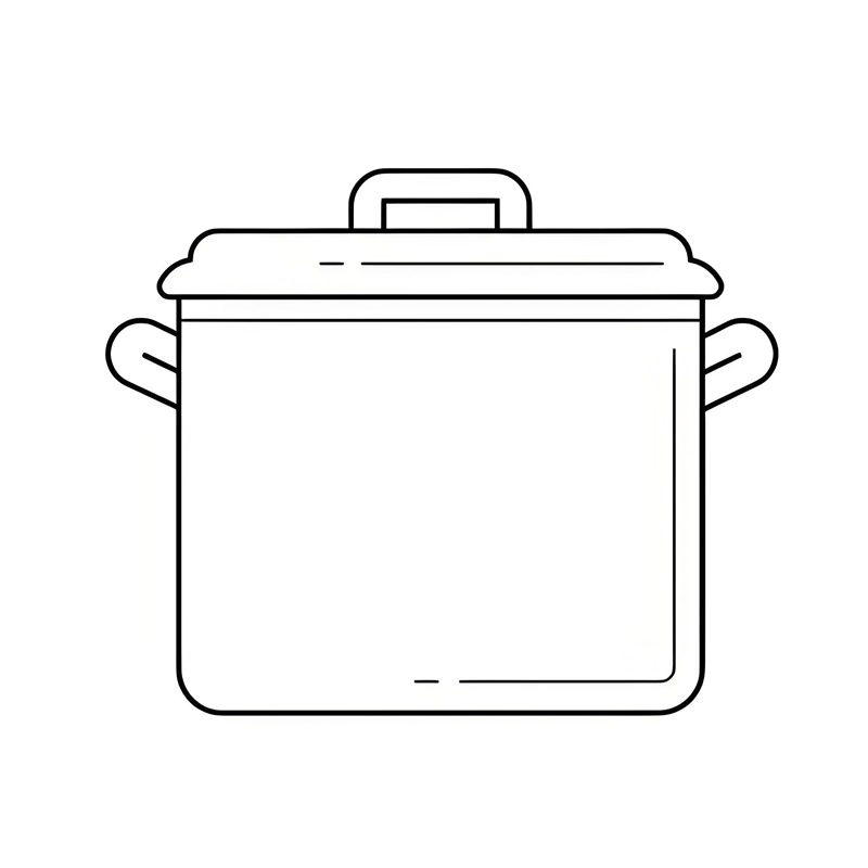 tranh tô màu cái nồi 23