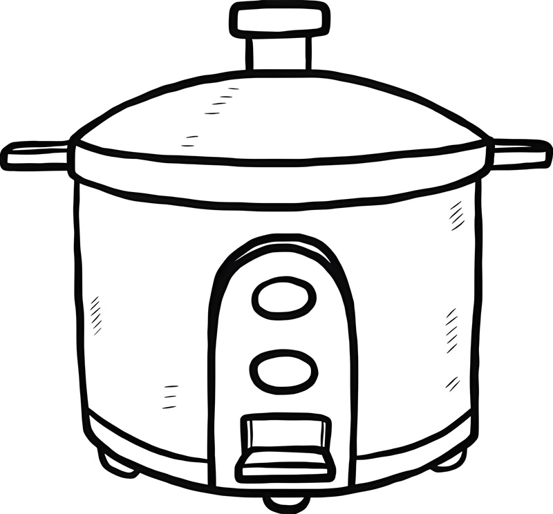tranh tô màu cái nồi 31