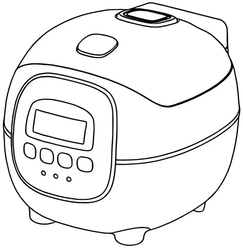 tranh tô màu cái nồi 32