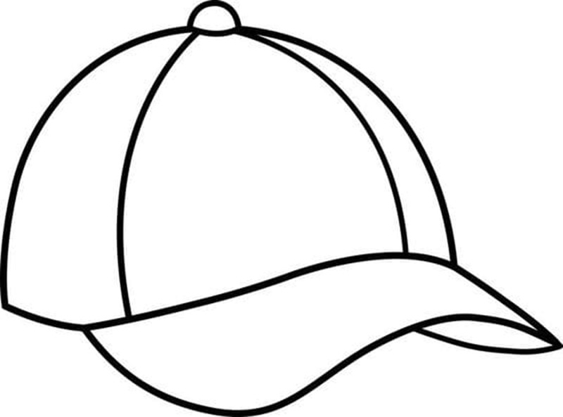 tranh tô màu cái nón 35