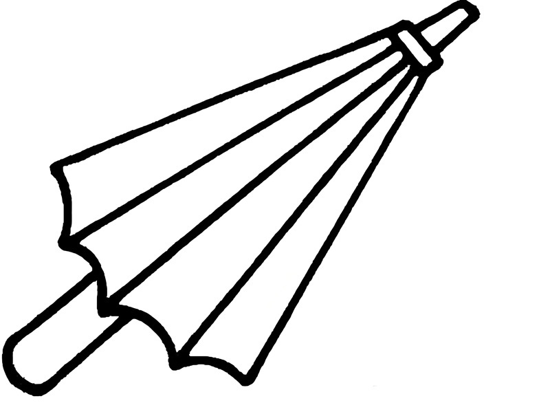 tranh tô màu cái ô 32
