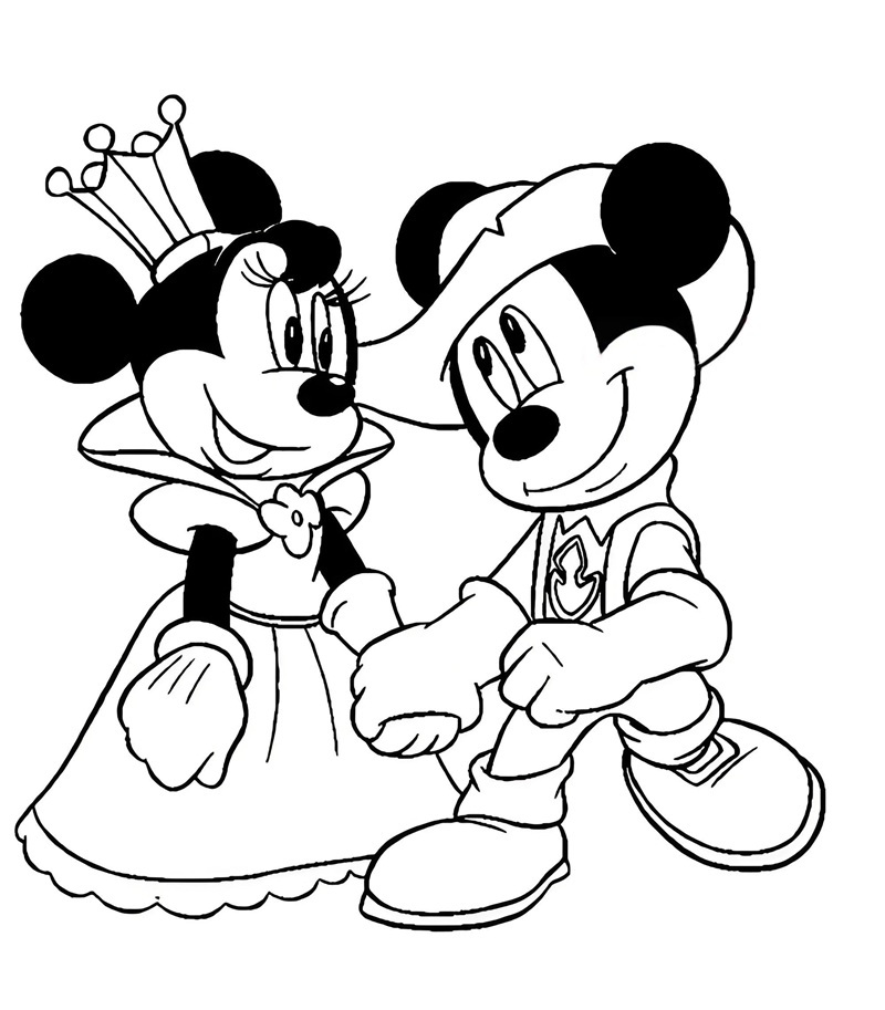 tranh tô màu chuột mickey 31