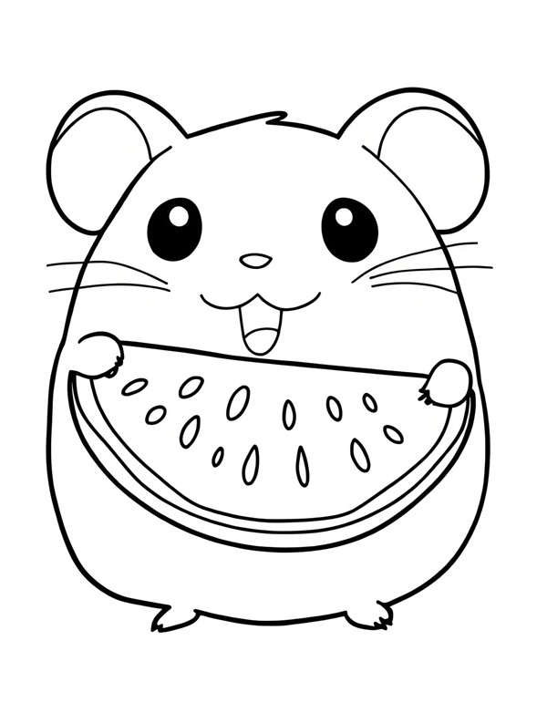 tranh tô màu con chuột 34