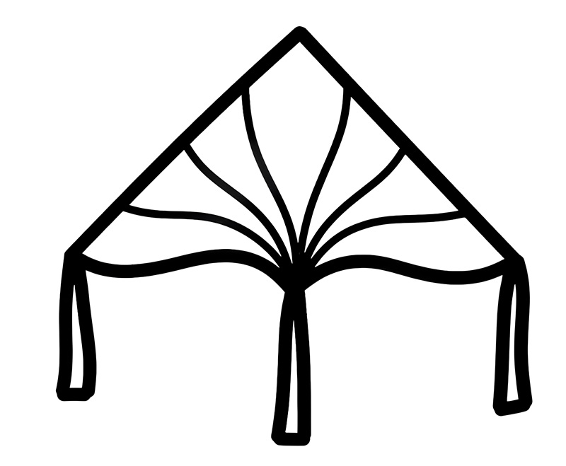 tranh tô màu con diều 12
