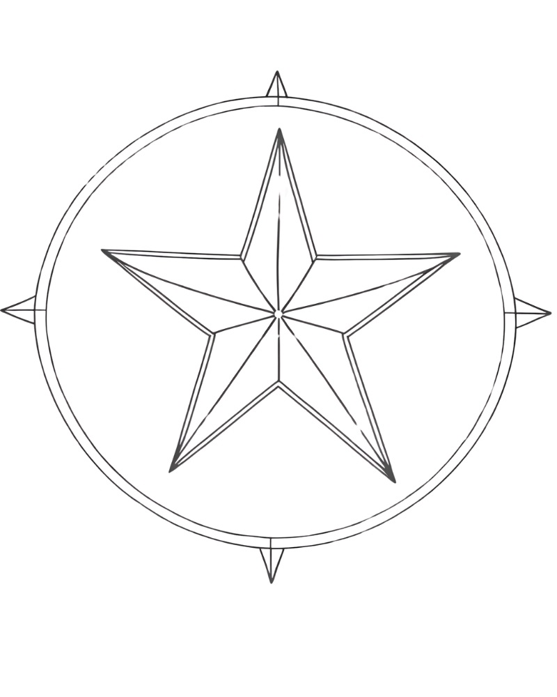 tô màu đèn ông sao 37