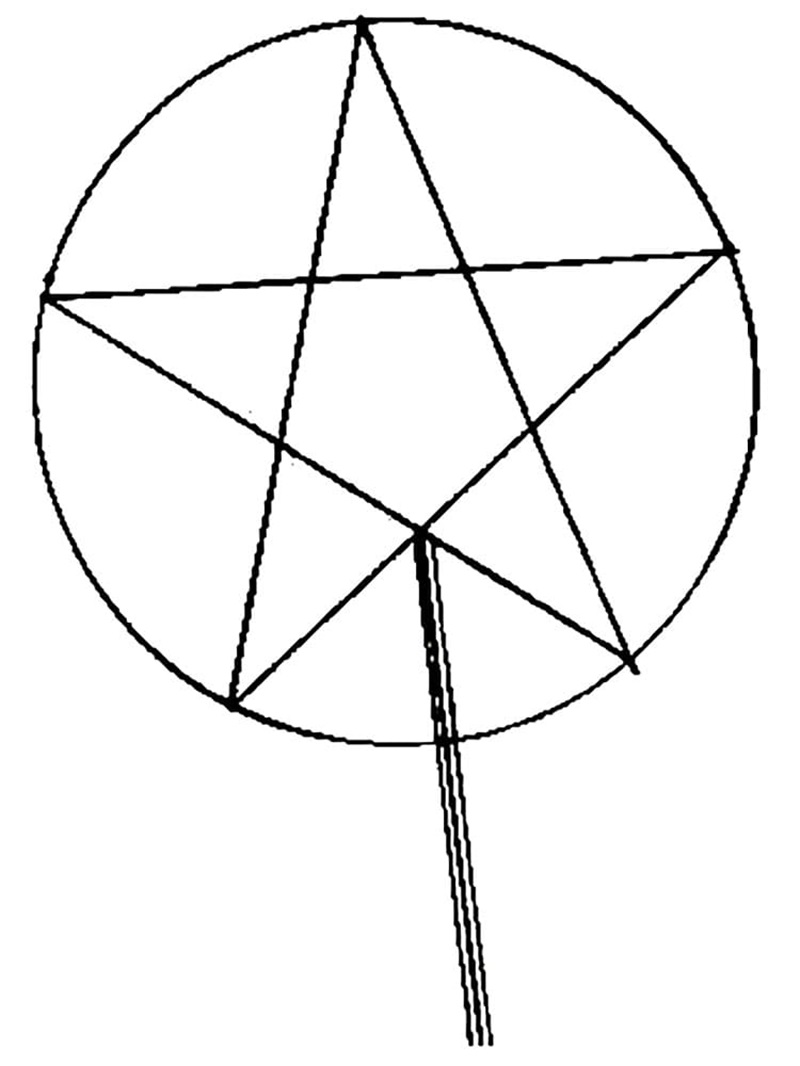 tô màu đèn ông sao 8