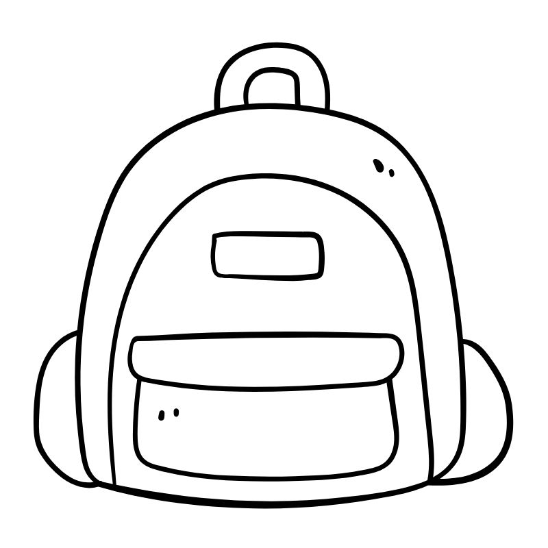 tranh tô màu đồ dùng học tập 15