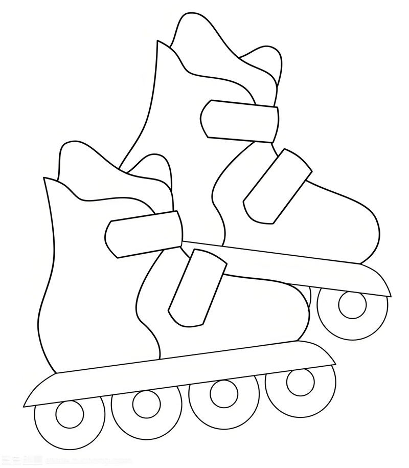 tranh tô màu đôi giày 22