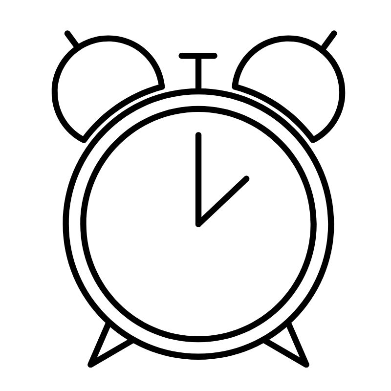 tô màu đồng hồ 12