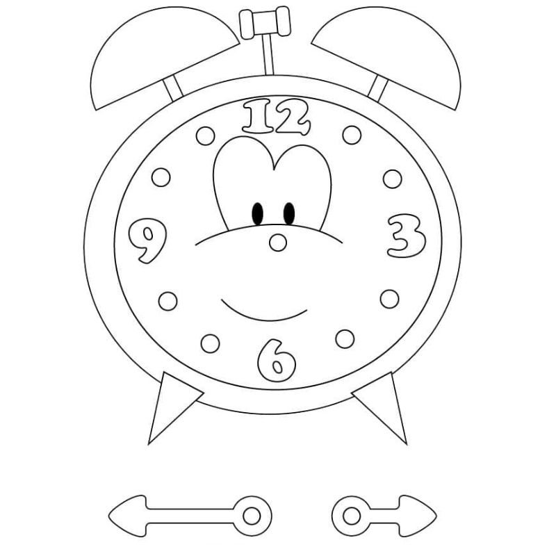 tô màu đồng hồ 14