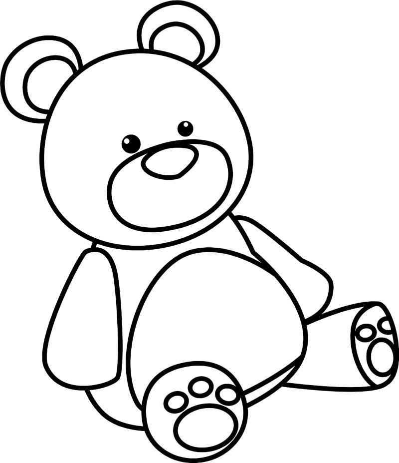 tô màu gấu bông 28