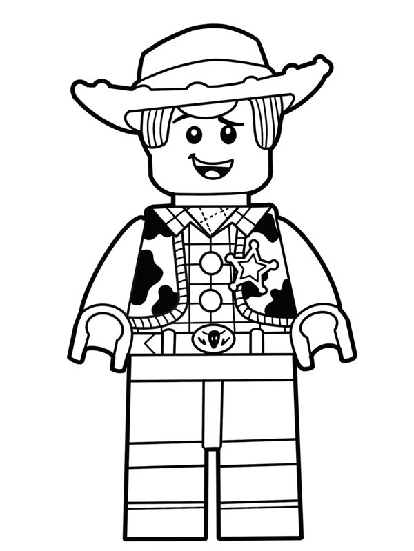 tranh tô màu lego 1