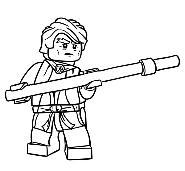 tranh tô màu lego 22
