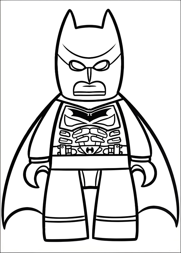 tranh tô màu lego 24