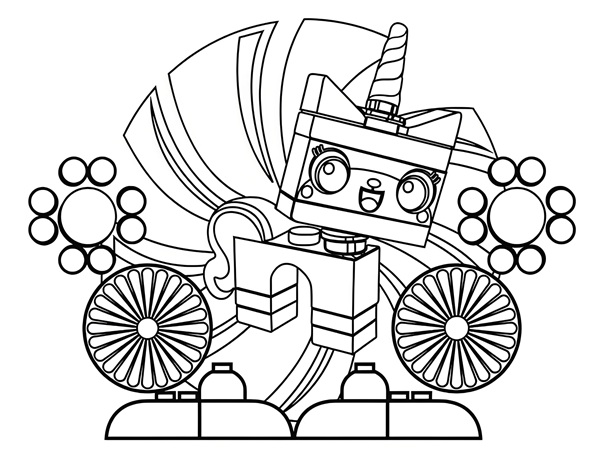 tranh tô màu lego 26