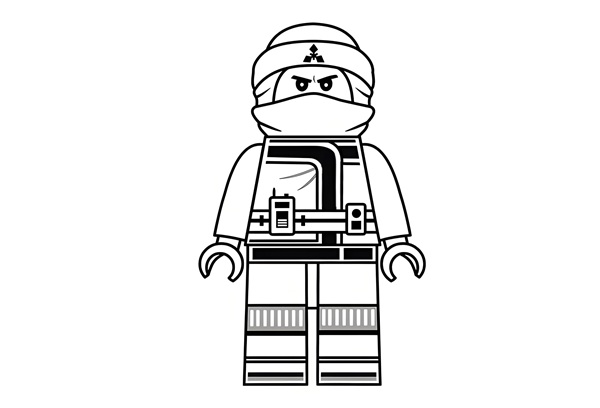 tranh tô màu lego 27