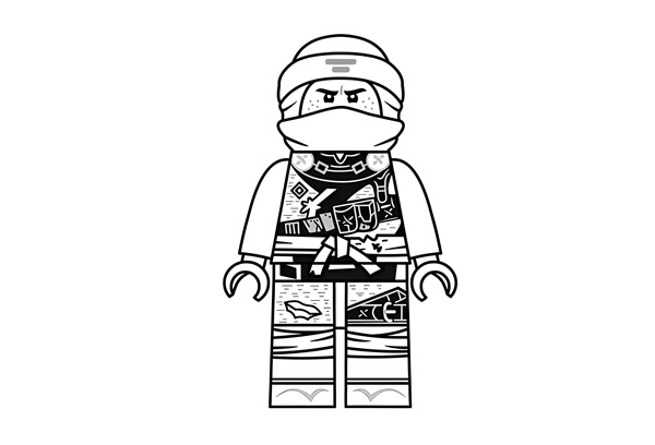 tranh tô màu lego 29