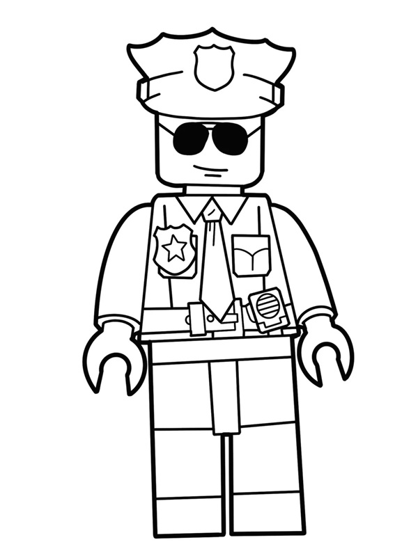 tranh tô màu lego 3