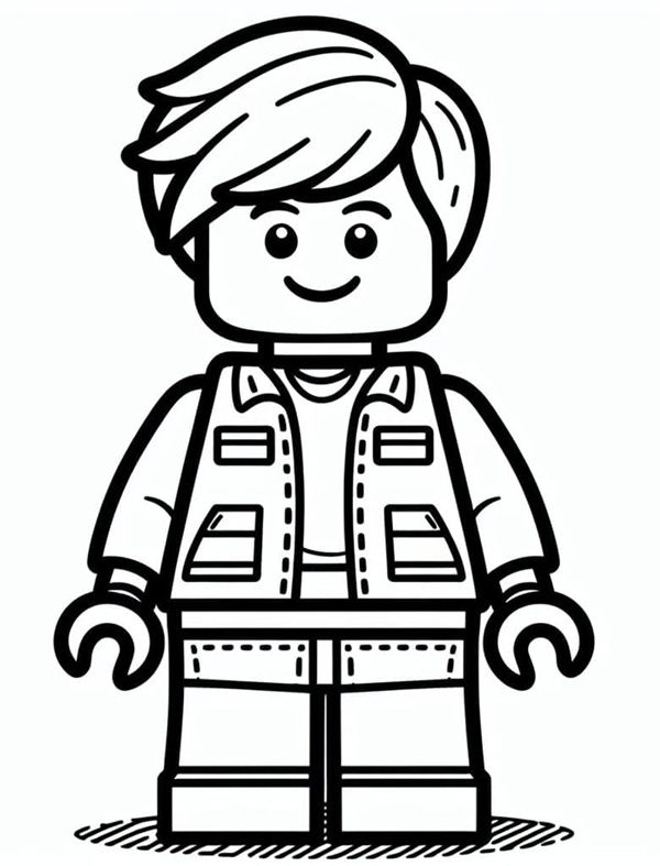 tranh tô màu lego 31