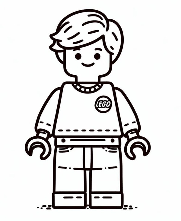 tranh tô màu lego 34