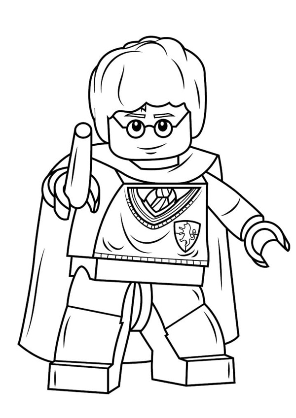 tranh tô màu lego 40