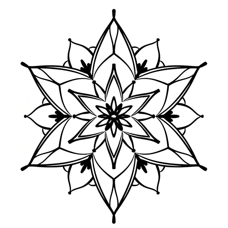 tranh tô màu mandala 